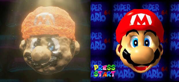 Donkey Kong Bananza - El modo DK Artist recuerda al menú inicial de Super Mario 64