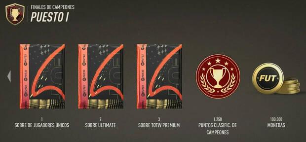FIFA 22 - FUT: ¿Cómo y cuándo se consiguen las recompensas de FUT Champions?