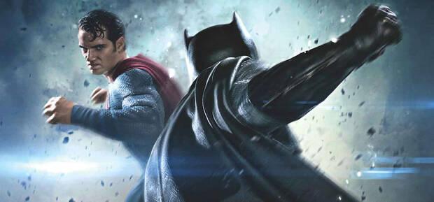 Batman y Superman luchan