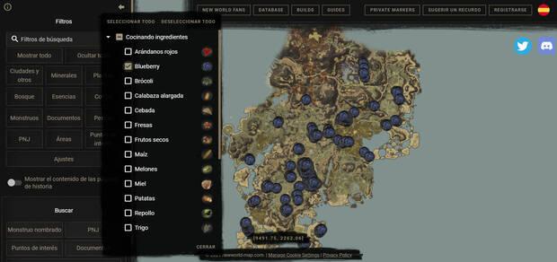 New World: Mapa interativo mostra onde encontrar recursos no