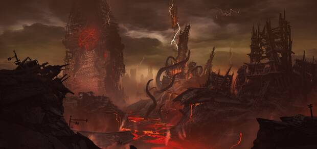 Doom Eternal: Sus artistas nos hablan del proceso de diseo de los escenarios Imagen 3