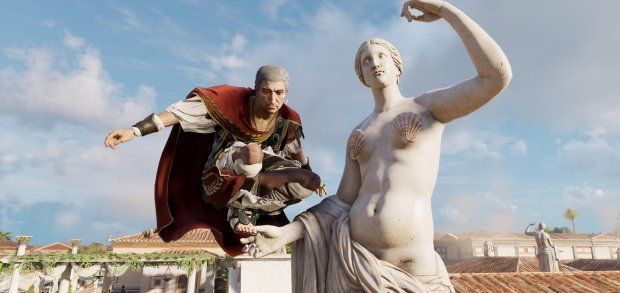 El modo Discovery de AC: Origins censura los desnudos en las estatuas Imagen 2