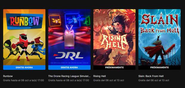 Juegos gratis de la semana en Epic Games Store.