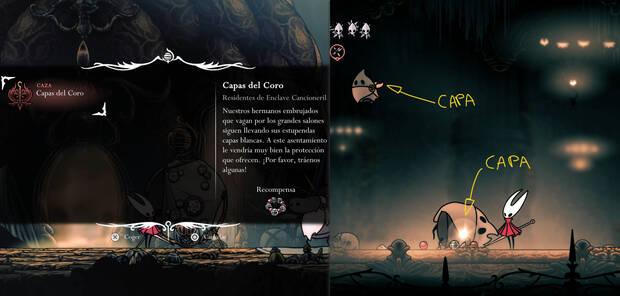 Hollow Knight Silksong - Dónde se desbloquea la misión Capas del Coro y cómo completarla