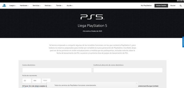 PlayStation 5 estrena web oficial e indica que la presentacin final tendr que esperar Imagen 2