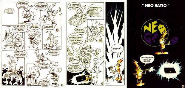En 1993 JMV se presentó a un concurso de <i>Hobby Consolas</i> para el diseño de la mascota de SNK en España. Había que dibujar una página y él hizo tres. Ganó el primer premio, consistente en una consola Neo Geo.