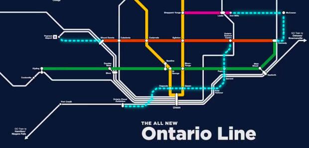 Ontario y su l�nea de metro