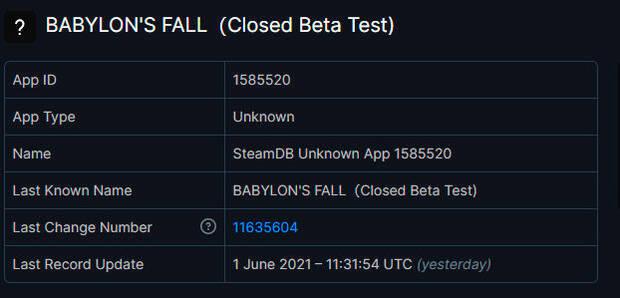Babylon's Fall podra contar con beta cerrada muy pronto: aparece en el registro de Steam