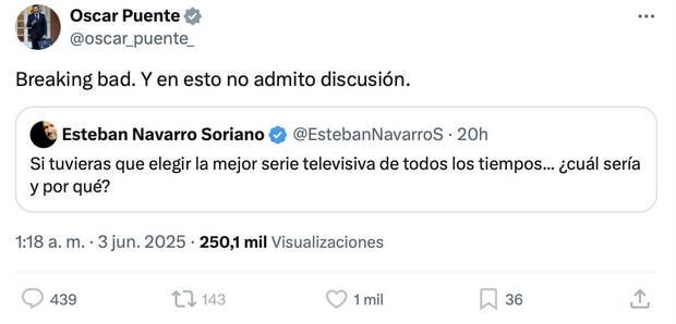 Oscar Puente Twitter