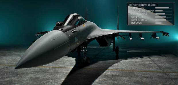 Ace Combat 8: Wings of Theve - Detalles y estad�sticas del avi�n Su-35S Flanker-E