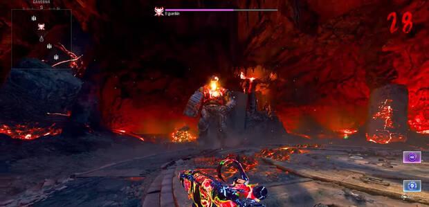CoD Black Ops 6 Zombis Easter egg Citadelle des Morts - Batalla contra el jefe final El guardián