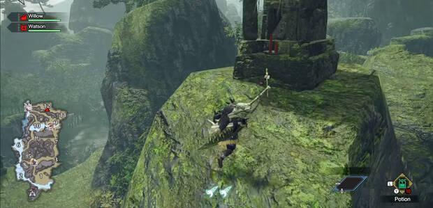 Monster Hunter Rise - Mensaje antiguo #III del Templo olvidado