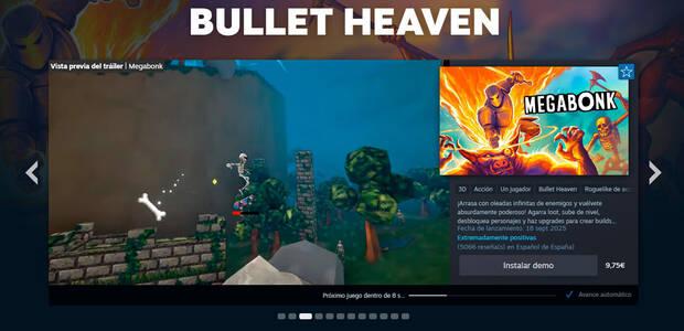 Vampire Survivors bautiza los bullet heaven con una nueva etiqueta de Steam