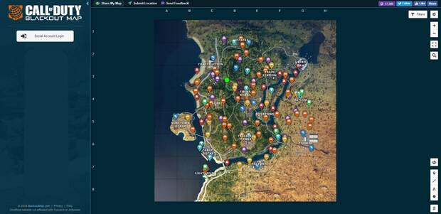 Un aficionado crea un mapa interactivo para el battle royale de Black Ops 4 Imagen 2