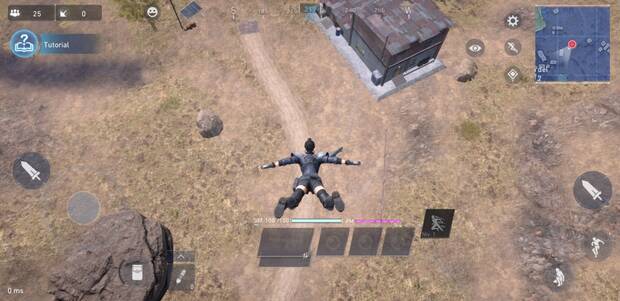 Al comienzo de la partida tendremos que pilotar un helic�ptero hasta la zona en la que queremos saltar. 