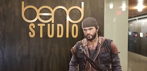 La recepci�n de las oficinas de Bend Studio.