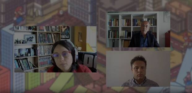 En el sentido de las agujas del reloj, desde la izquierda: Lara Rodríguez, Antonio Fernández, secretario de DEV y Emmanuele Carisi, secretario técnico de DEV.