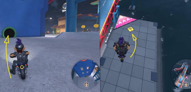 Mario Kart World - Localización panel 05 de Puerto Espacial DK
