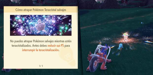 Pokémon Escarlata y Púrpura - Cómo capturar a los Pokémon Teracristal salvajes