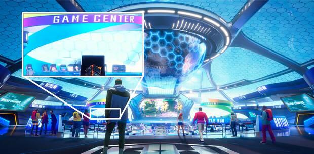 La zona 'Game Center' en 'Battle Hub' tiene recreativas. Muchos fans creen que habr� juegos cl�sicos disponibles dentro de esta sala online.