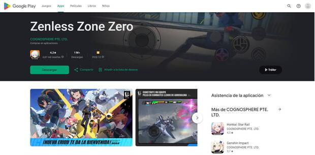 Cmo descargar gratis Zenless Zone Zero en mviles Android?