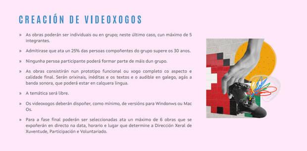 Creacin de videojuegos en Xuventude Crea 2022.