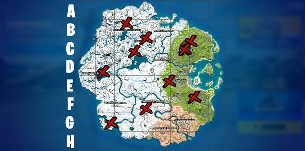 Fortnite Battle Royale - Misiones Delta-Uno: ubicación de las placas de la CGO