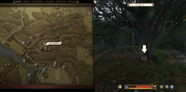 Kingdom Come: Deliverance 2 - Localización y solución al tesoro del mapa de Bruncvík 3 El blasón del león