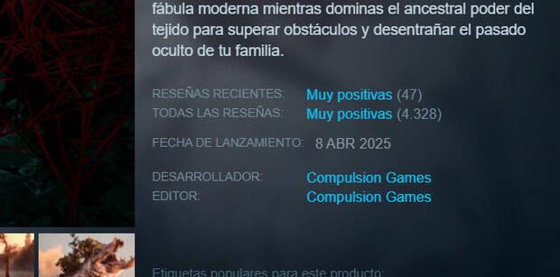 Compulsion Games ya es la editora de South of Midnight en Steam