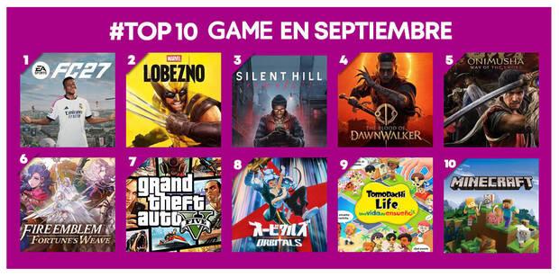 Ventas GAME en septiembre 2026 en España