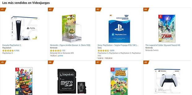 The Legend of Zelda: Skyward Sword HD es el ms vendido en Amazon Espaa