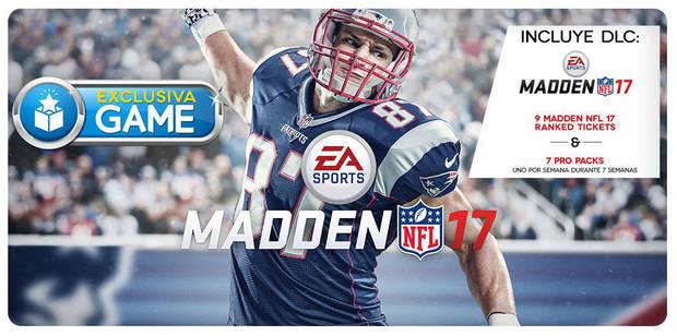 GAME vender una edicin fsica de Madden NFL 17 en exclusiva para PlayStation 4 Imagen 2