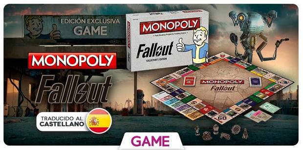 GAME presenta su edicin exclusiva del Monopoly con motivos de Fallout Imagen 2