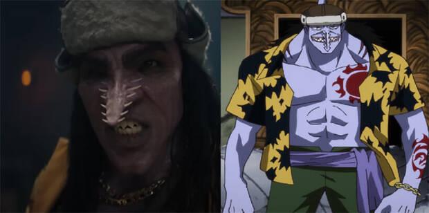 Personaje de One Piece Arlong y actor McKinley Belcher III