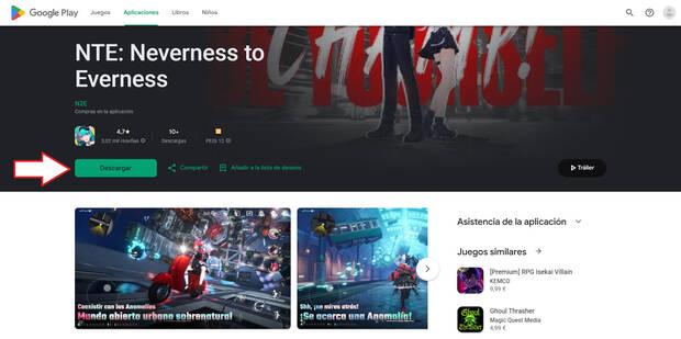 ¿Cómo descargar gratis Neverness to Everness en móviles Android?