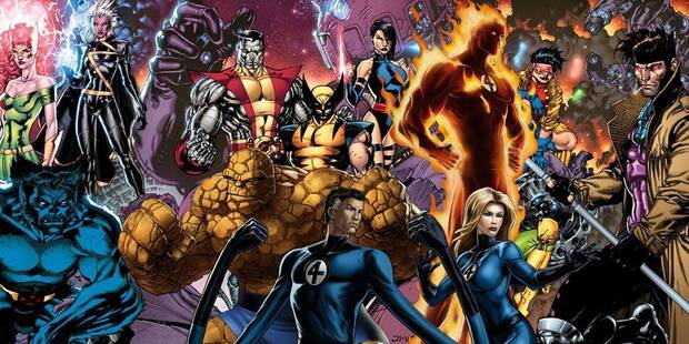 X-Men vs 4 Fantásticos de Marvel