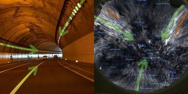 Túnel de magnetismo en el universo