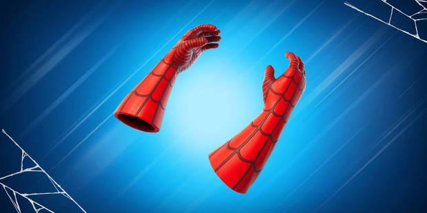 Fortnite Capítulo 3 - Armas míticas Temporada 1 - Lanzatelarañas de Spider-Man