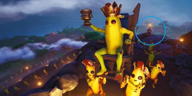 Fortnite Battle Royale - descubrimiento, semana 4, pantalla secreta