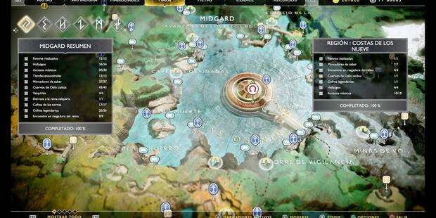 Costas / Lago de los Nueve en God of War PS4: TODOS los coleccionables