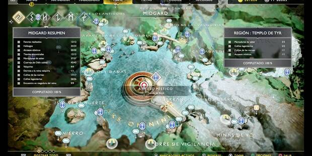 Templo de Tyr en God of War (PS4): TODOS los coleccionables y secretos