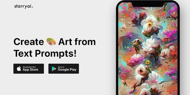 5 apps gratis para crear im�genes con IA: imagen promocional de starryai