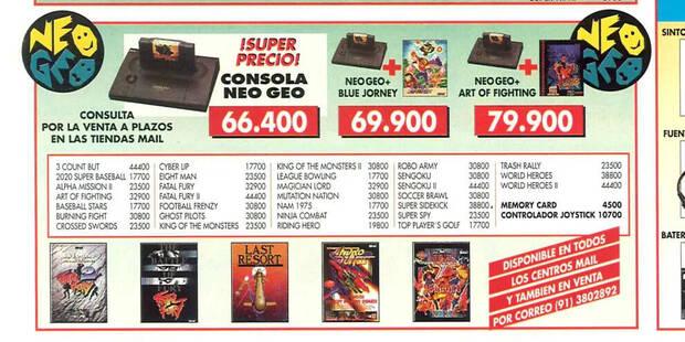 precios neogeo