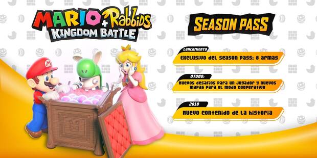 Ubisoft confirma el pase de temporada para Mario + Rabbids Kingdom Battle Imagen 2