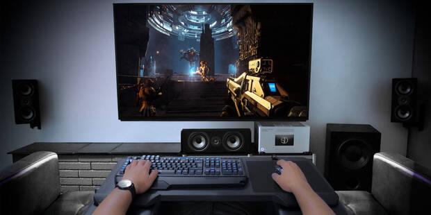 Couchmaster Cycon, el soporte para jugar en PC con teclado y ratn desde el sof o la cama Imagen 2