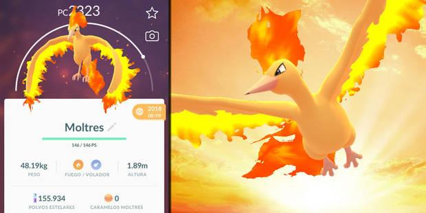 żCuándo está disponible Moltres en Pokémon Go?