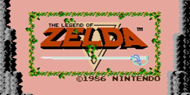 Logo de la primera entrega de The Legend of Zelda para NES