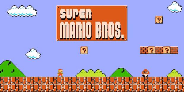 Montaje oficial de Super Mario Bros. de NES