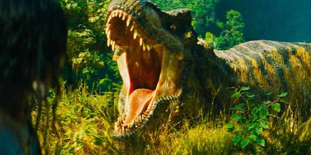 T.rex en Jurassic World Rebirth