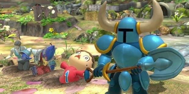 El valeroso Caballero de la Pala tambi�n se ha ganado por m�ritos propios su aparici�n en Smash, aunque sea como ayudante.